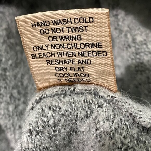 Philosophy Sparkly Stars Sweater Womens L Gray Celestial Patriotic USA Y2K - Picture 5 of 5